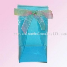 Bolsa azul transparente de PVC images